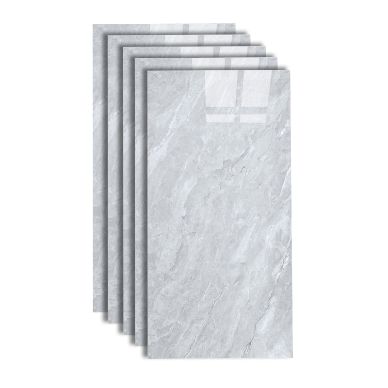 Marble Appearance Singular Tile Straight Edge Rectangular Floor Tile