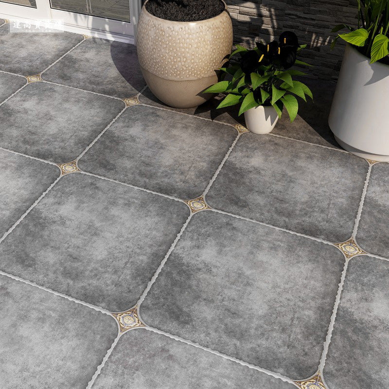 Outdoor Floor Wall Tile Ceramic Square Straight Edge Floor Wall Tile