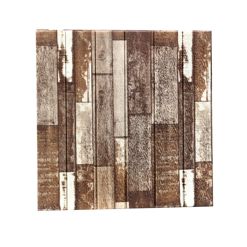 Modern Wall Paneling Peel and Stick Wood Effect Design Rectangle Wall Paneling