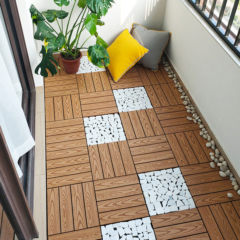 Traditional Flooring Tiles Water Resistant Click-Locking Hardwood Flooring