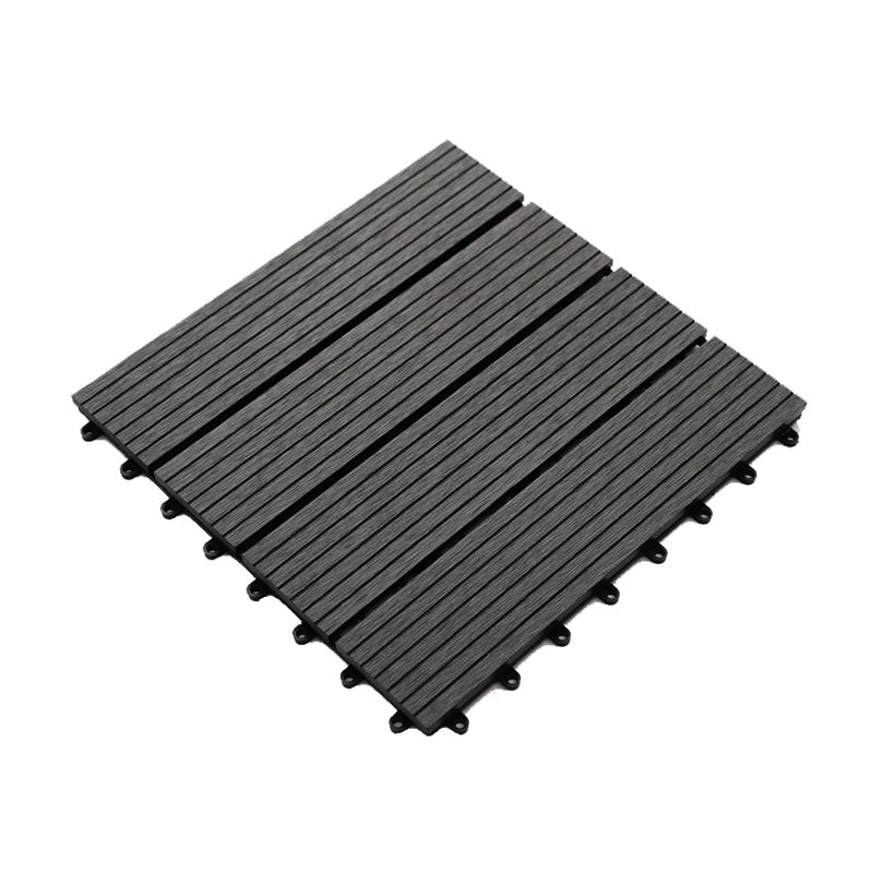 Floor Bullnose Click Lock Wire Brushed Wooden Flooring Tiles