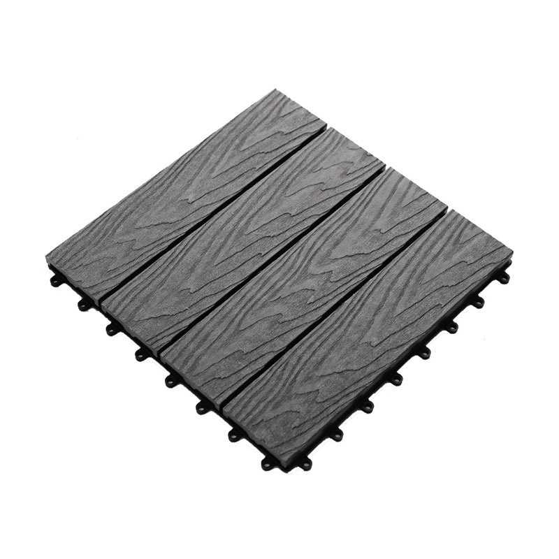 Floor Bullnose Click Lock Wire Brushed Wooden Flooring Tiles