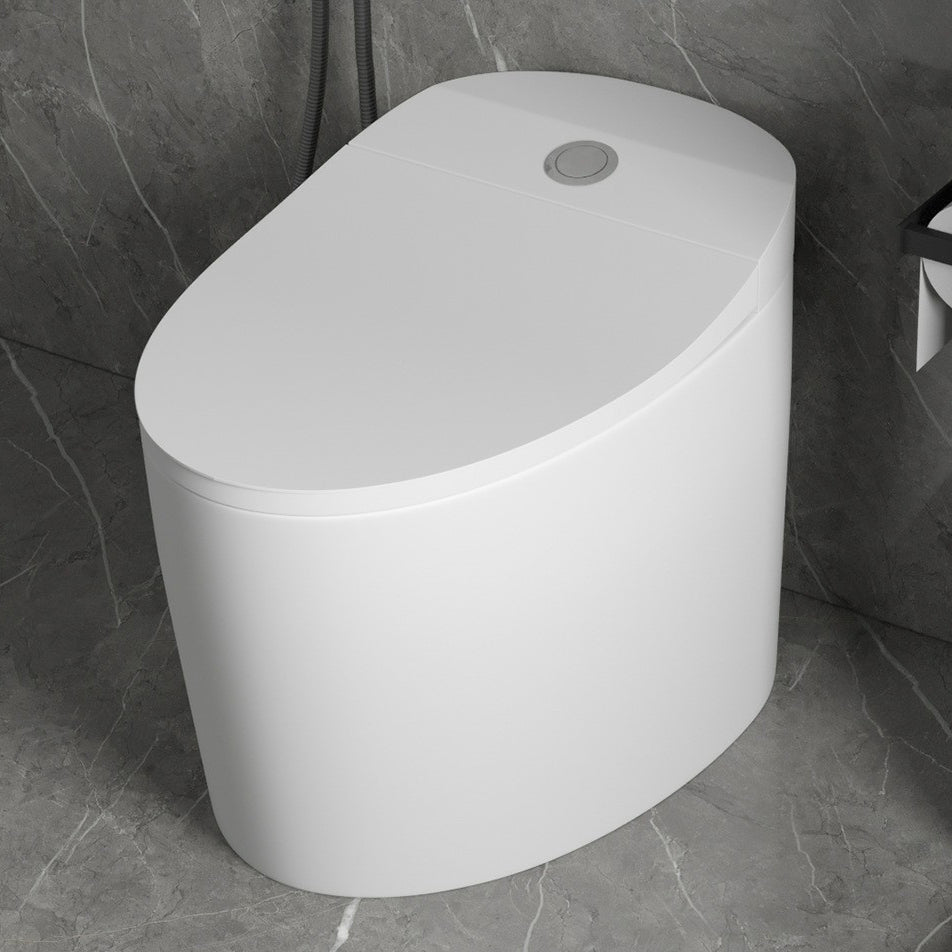 Modern Ceramic Toilet Floor Mounted Skirted Urine Toilet with Toilet Seat