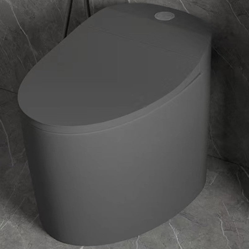 Modern Ceramic Toilet Floor Mounted Skirted Urine Toilet with Toilet Seat