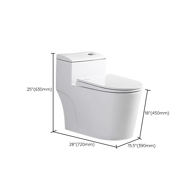 Traditional One Piece Flush Toilet Floor Mounted Urine Toilet for Bathroom