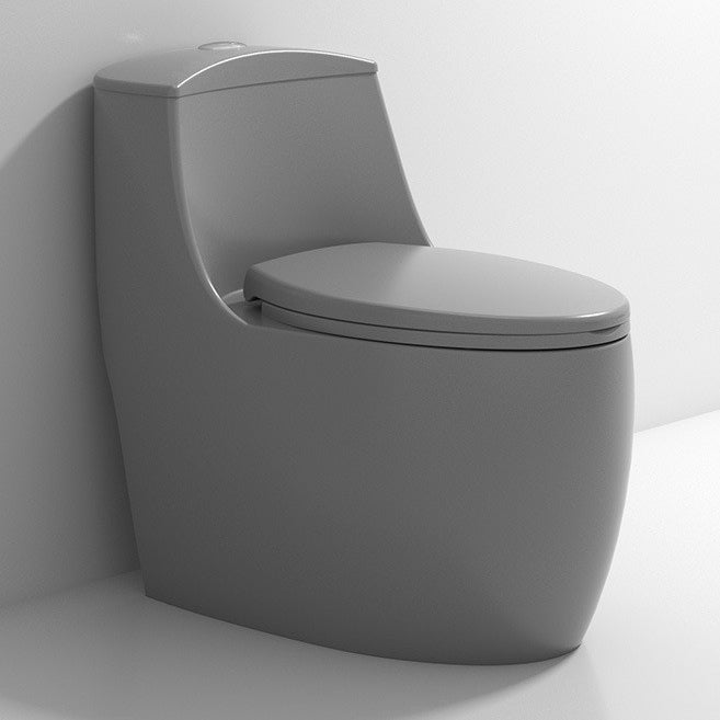 Modern Toilet Floor Mounted One Piece Skirted Urine Toilet with Toilet Seat