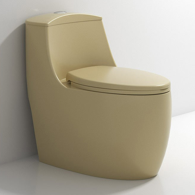 Modern Toilet Floor Mounted One Piece Skirted Urine Toilet with Toilet Seat