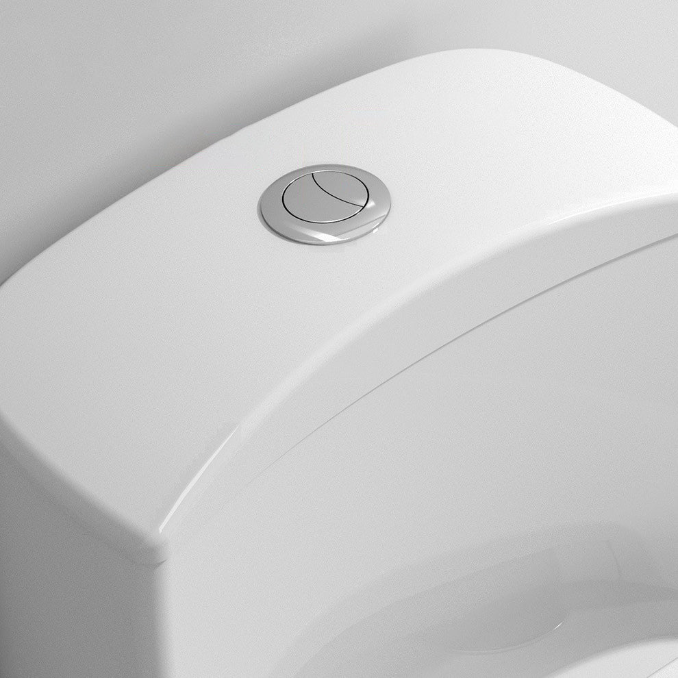 Modern Toilet Floor Mounted One Piece Skirted Urine Toilet with Toilet Seat