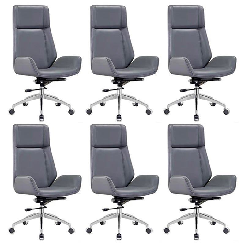 Contemporary No Arm Executive Chair Wheels Included Managers Chair for Office