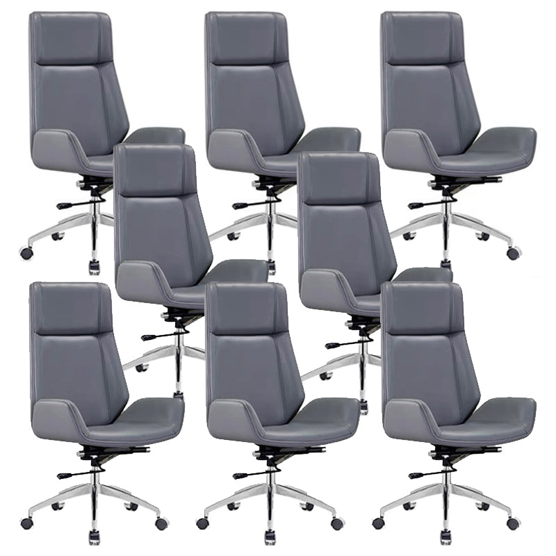 Contemporary No Arm Executive Chair Wheels Included Managers Chair for Office