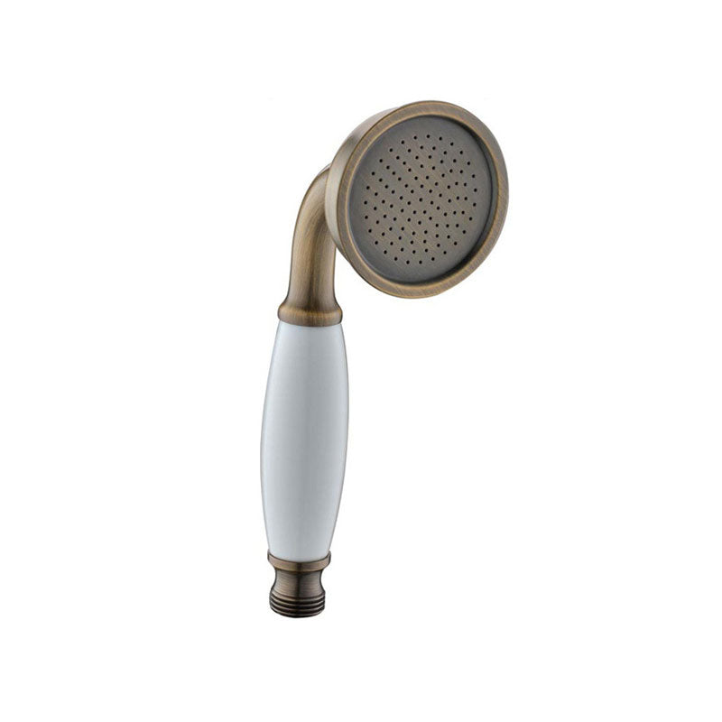 All-Copper Single-Function Handheld Shower Head European-Style Antique Rain Shower Head