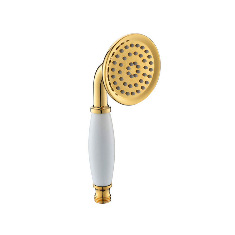 All-Copper Single-Function Handheld Shower Head European-Style Antique Rain Shower Head