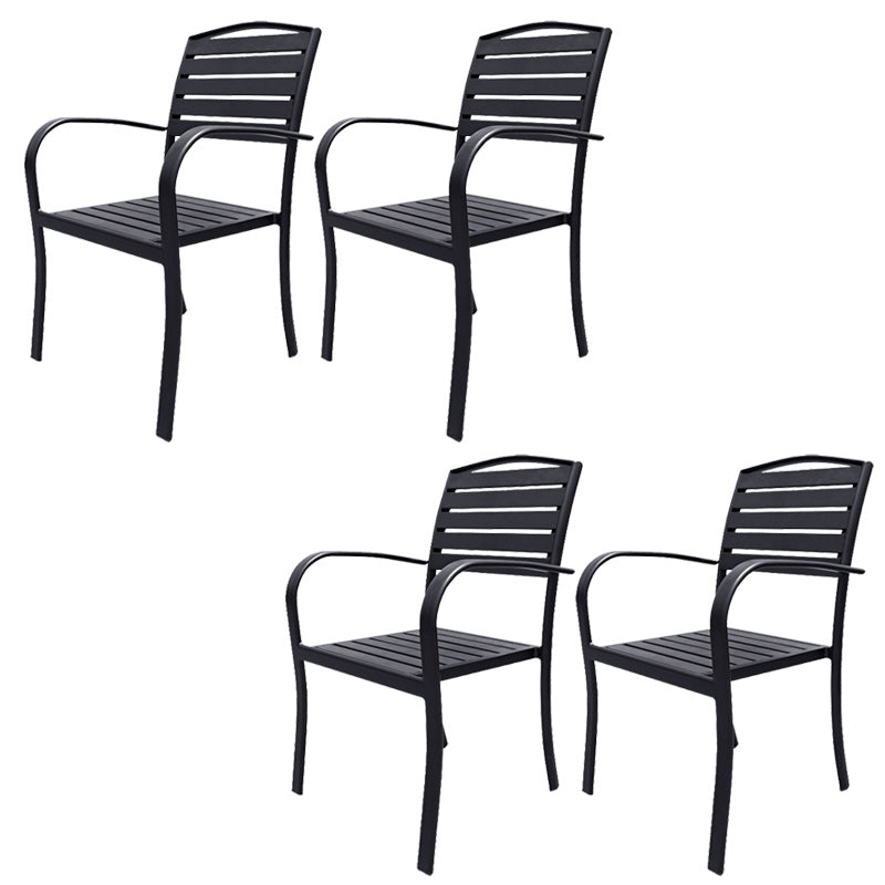 Industrial Patio Dining Chair Set of 1/2/4/6/8 Industrial Metal Dining Side Chair