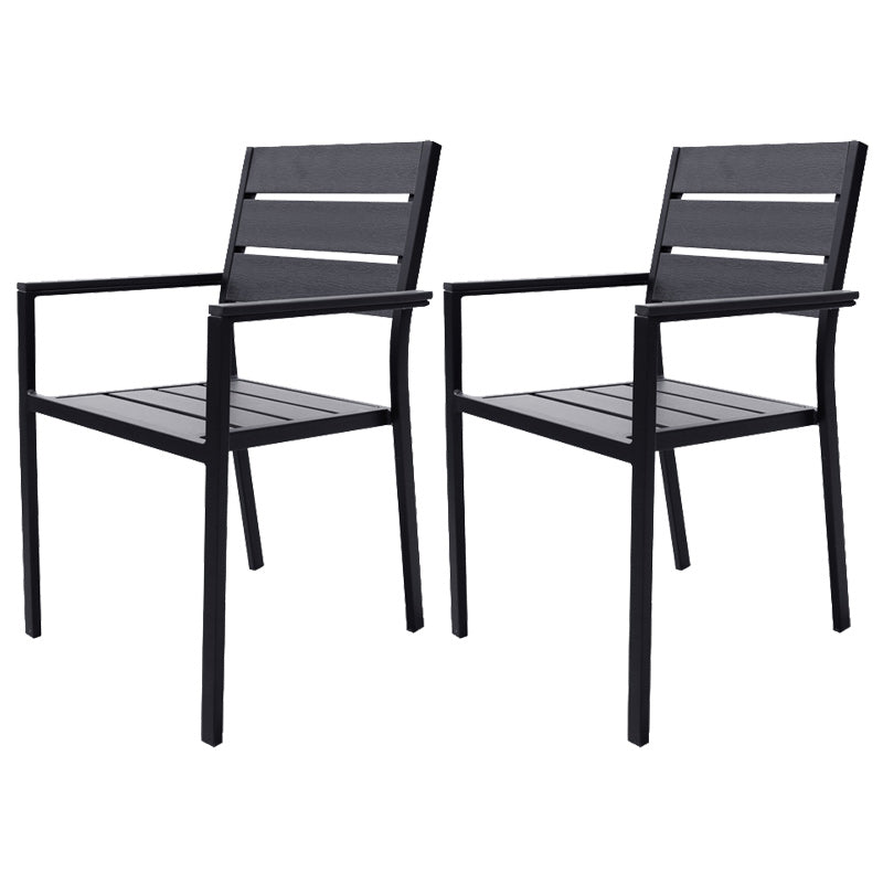 Industrial Patio Dining Chair Set of 1/2/4/6/8 Industrial Metal Dining Side Chair