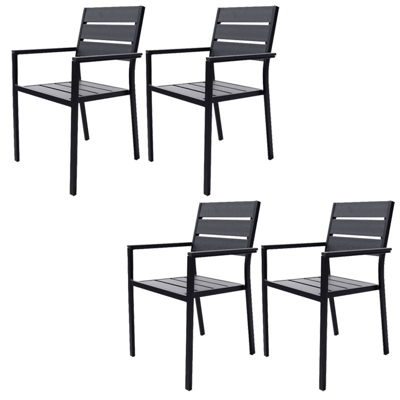 Industrial Patio Dining Chair Set of 1/2/4/6/8 Industrial Metal Dining Side Chair