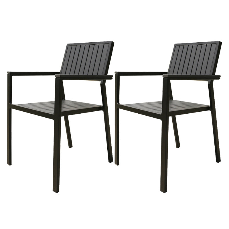 Industrial Patio Dining Chair Set of 1/2/4/6/8 Industrial Metal Dining Side Chair