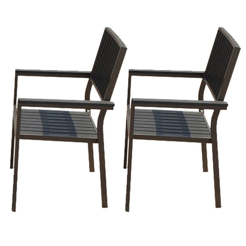 Industrial Patio Dining Chair Set of 1/2/4/6/8 Industrial Metal Dining Side Chair