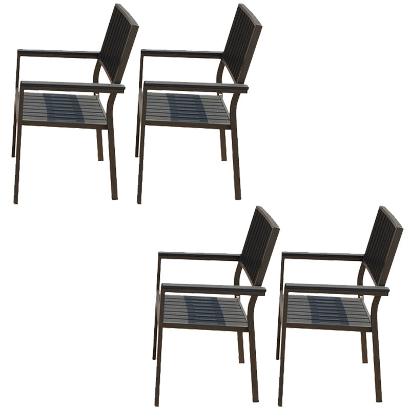 Industrial Patio Dining Chair Set of 1/2/4/6/8 Industrial Metal Dining Side Chair