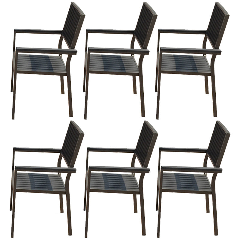 Industrial Patio Dining Chair Set of 1/2/4/6/8 Industrial Metal Dining Side Chair