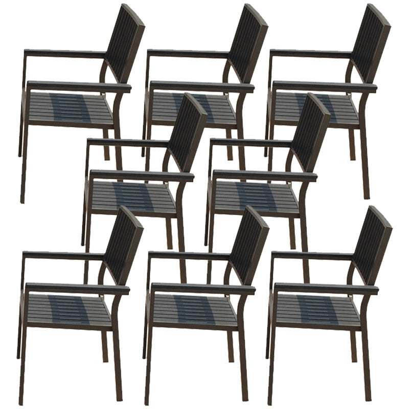 Industrial Patio Dining Chair Set of 1/2/4/6/8 Industrial Metal Dining Side Chair