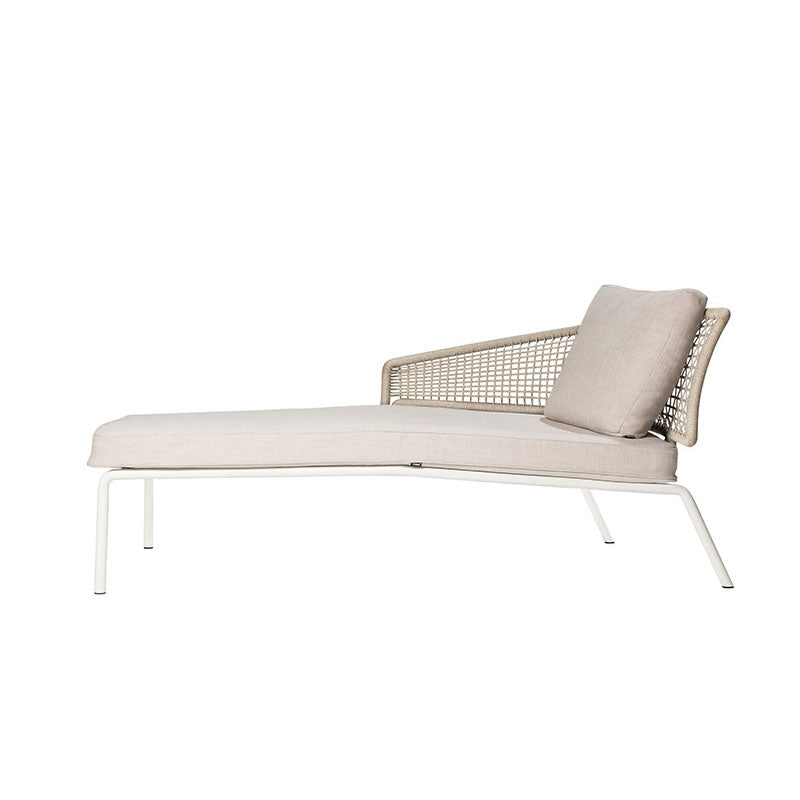 Contemporary Patio Sofa Water Resistant White Outdoor Patio Sofa