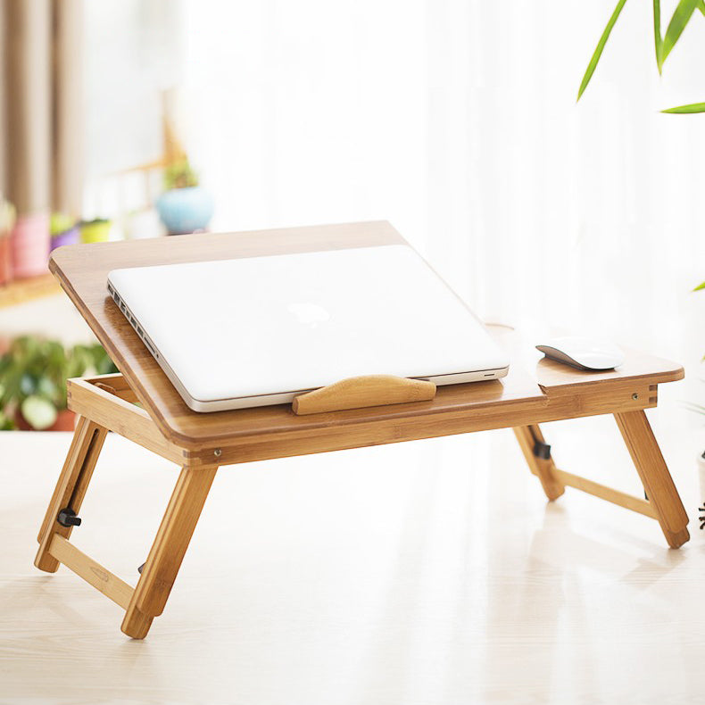 Contemporary Artificial Wooden Writing Desk Folding Office Desk for Office