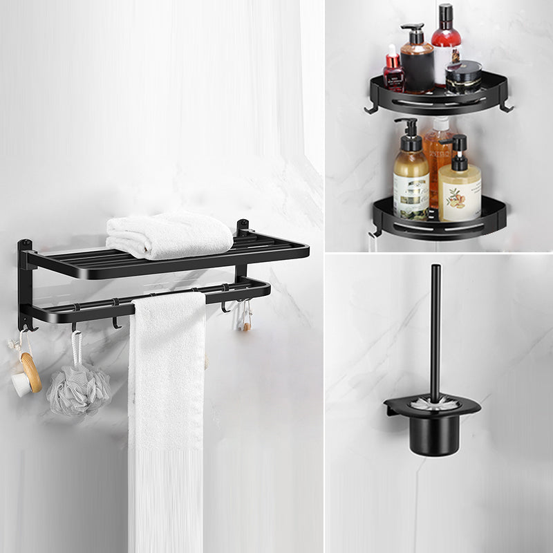 Matte Black Bathroom Hardware Set Modern Bathroom Accessories Hardware Set