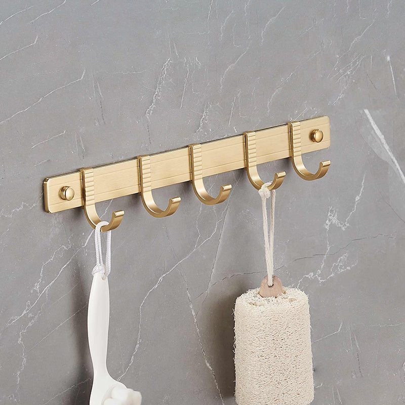 Modern Metal Bathroom Hardware Set Gold Bathroom Accessories Hardware Set