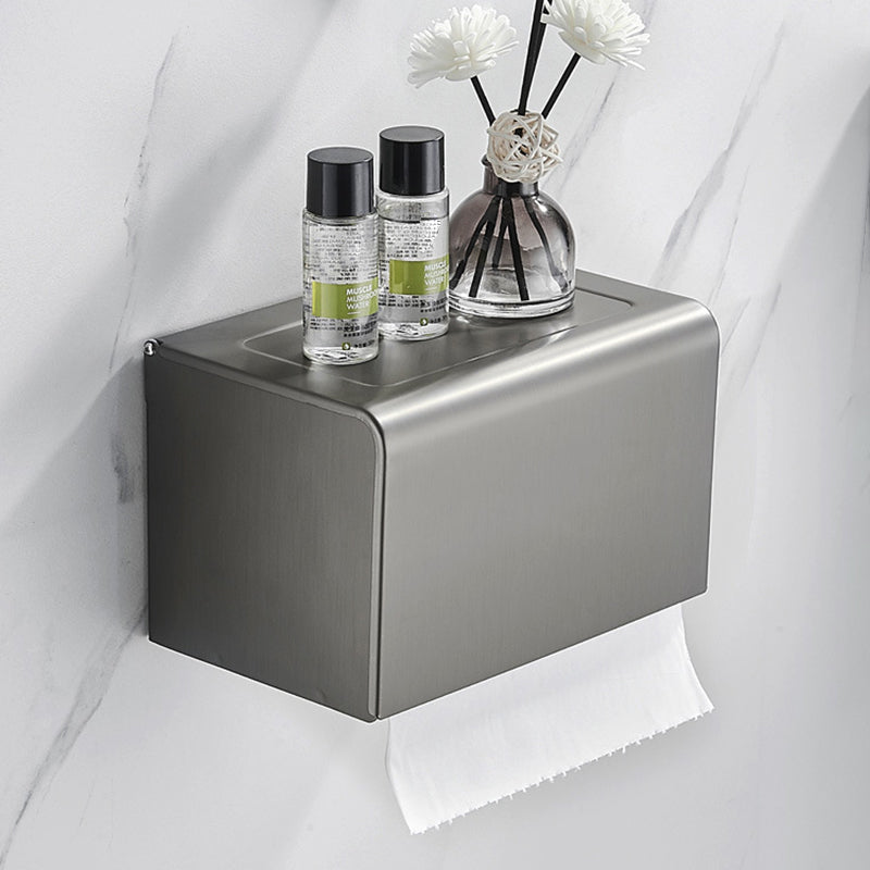 Modern Chrome Bathroom Accessory Set Aluminum Bath Hardware Set