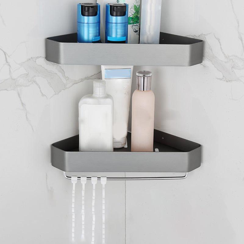 Modern Chrome Bathroom Accessory Set Aluminum Bath Hardware Set