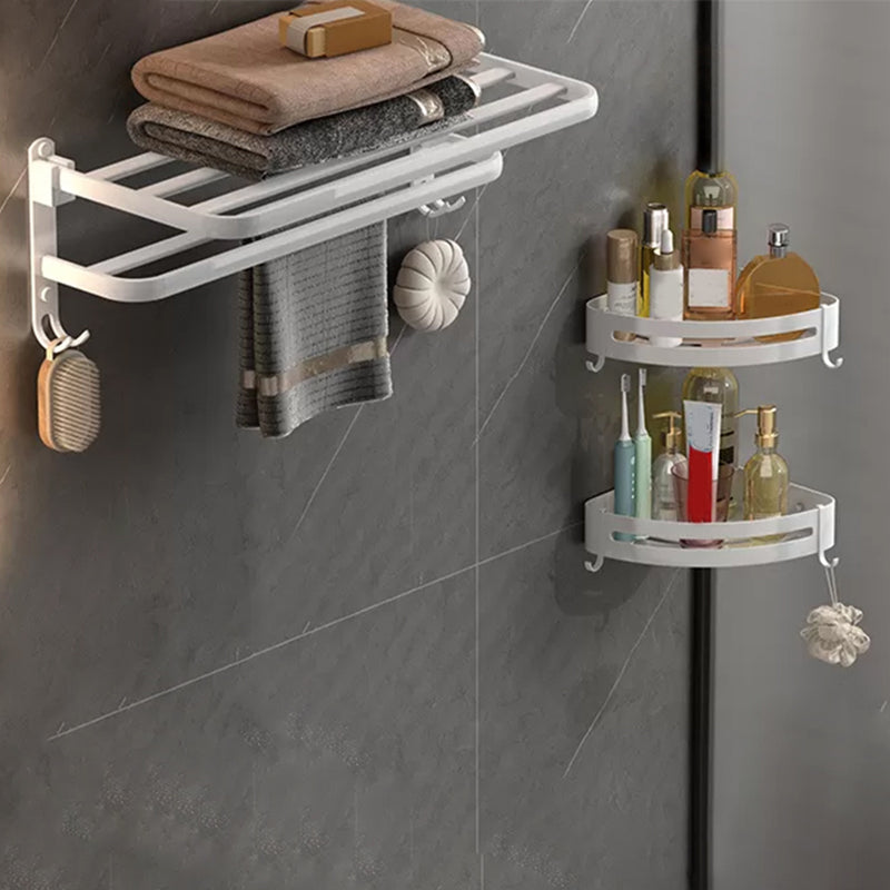 Modern White Bathroom Accessory As Individual Or As a Set in Metal