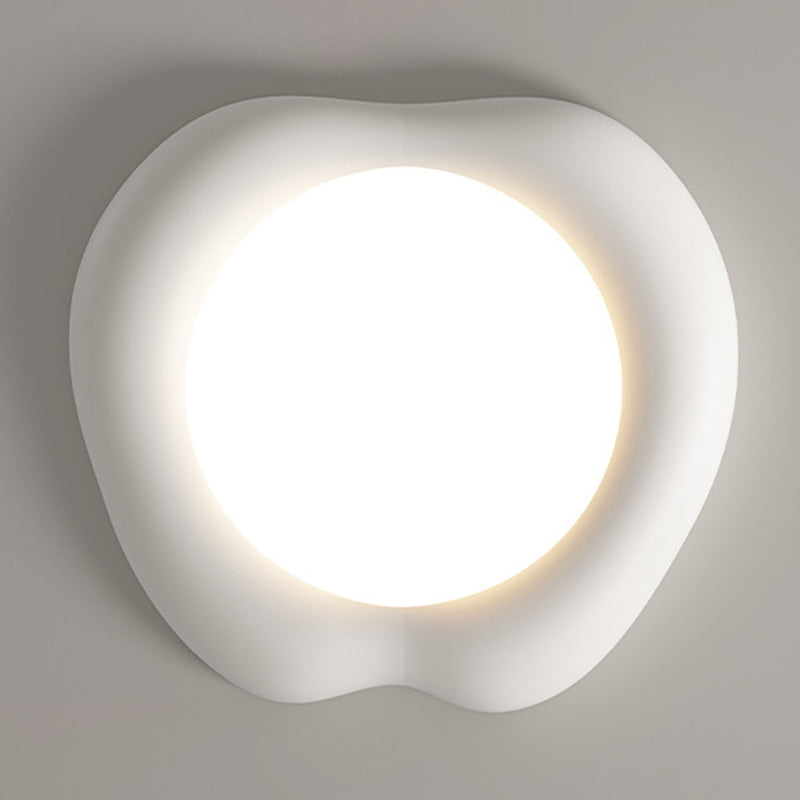 1 - Light Iron LED Flush Mount Minimalist Nordic Ceiling Flush in 4 Colors