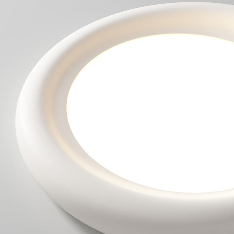 1 - Light Iron LED Flush Mount Minimalist Nordic Ceiling Flush in 4 Colors