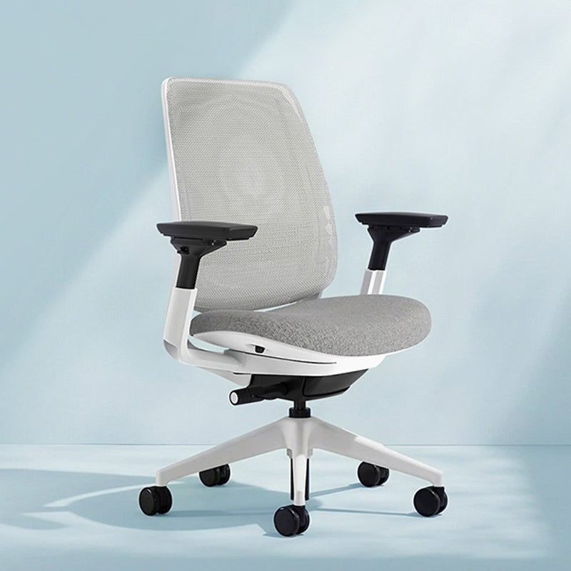 Removable Arms Desk Chair No Distressing Ergonomic Office Chair with Wheels