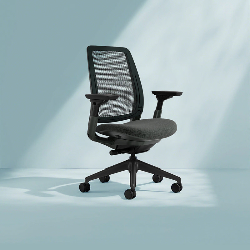 Removable Arms Desk Chair No Distressing Ergonomic Office Chair with Wheels