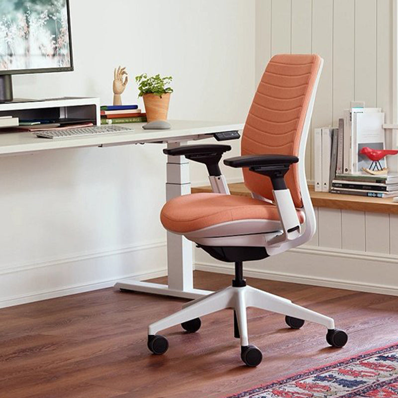 Removable Arms Desk Chair No Distressing Ergonomic Office Chair with Wheels