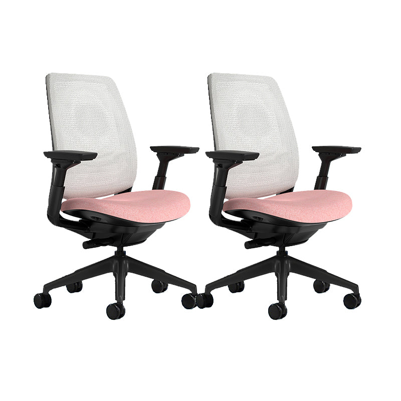 Removable Arms Desk Chair No Distressing Ergonomic Office Chair with Wheels