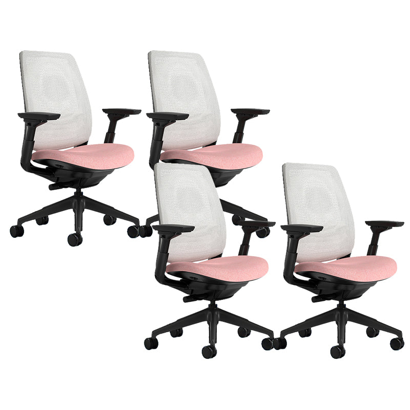 Removable Arms Desk Chair No Distressing Ergonomic Office Chair with Wheels