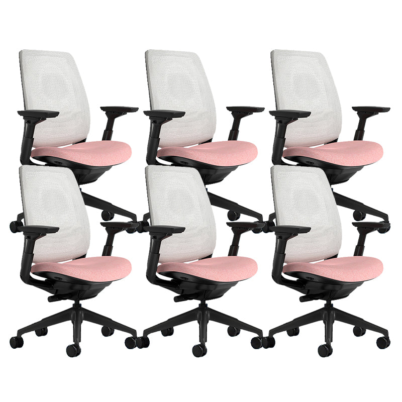 Removable Arms Desk Chair No Distressing Ergonomic Office Chair with Wheels