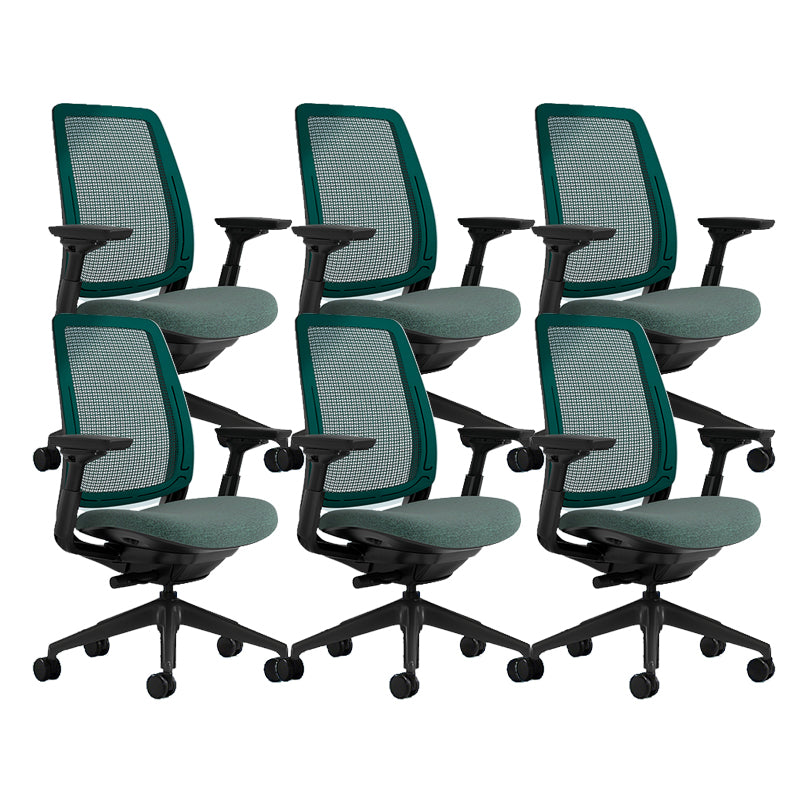 Removable Arms Desk Chair No Distressing Ergonomic Office Chair with Wheels