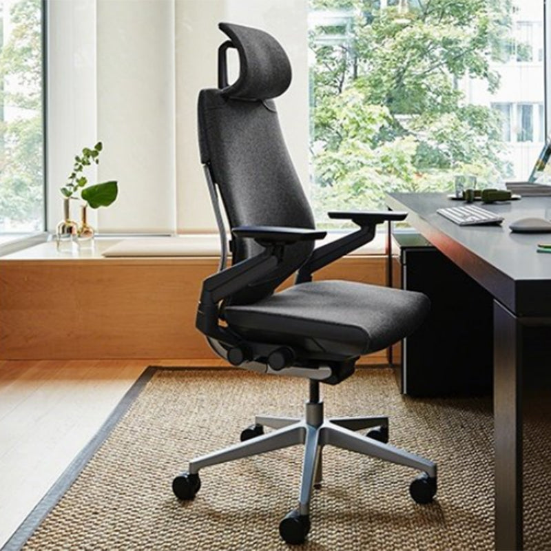 Modern Swivel Chair Adjustable Seat Height Ergonomic Office Chair with Wheels