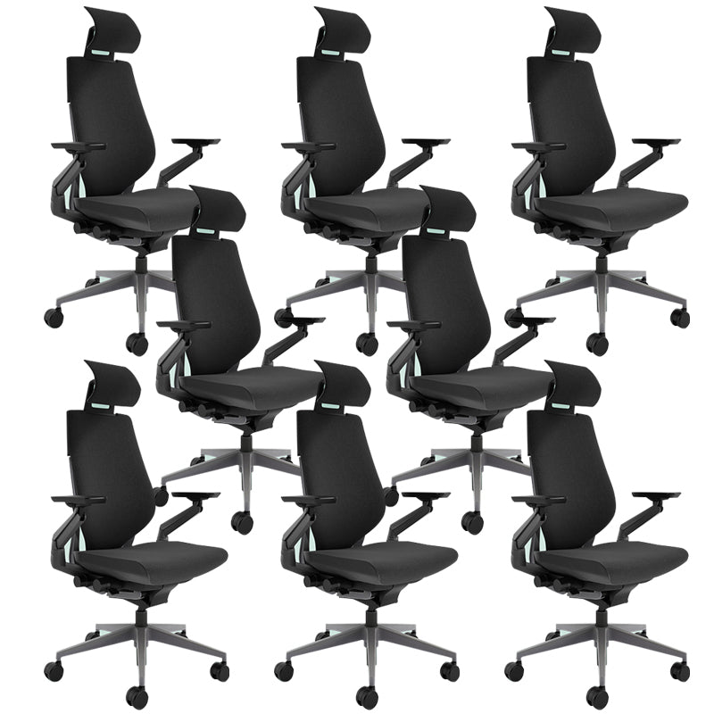 Modern Swivel Chair Adjustable Seat Height Ergonomic Office Chair with Wheels