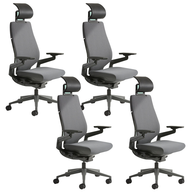 Modern Swivel Chair Adjustable Seat Height Ergonomic Office Chair with Wheels