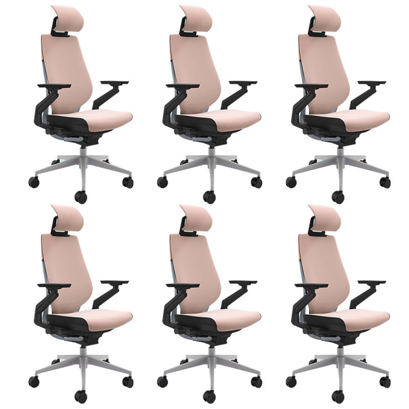 Modern Swivel Chair Adjustable Seat Height Ergonomic Office Chair with Wheels