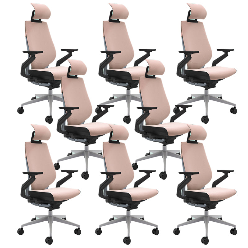 Modern Swivel Chair Adjustable Seat Height Ergonomic Office Chair with Wheels