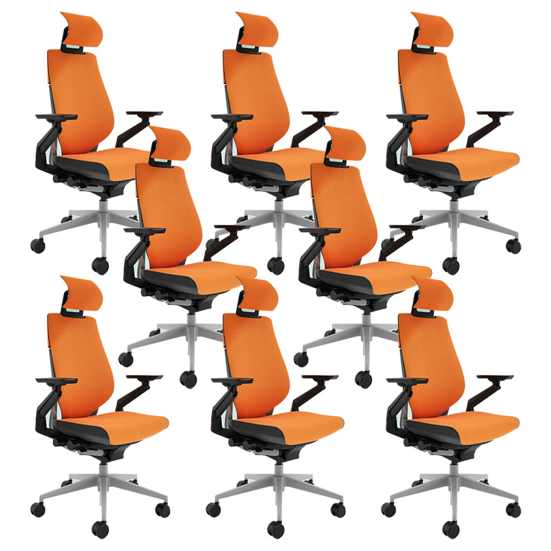 Modern Swivel Chair Adjustable Seat Height Ergonomic Office Chair with Wheels