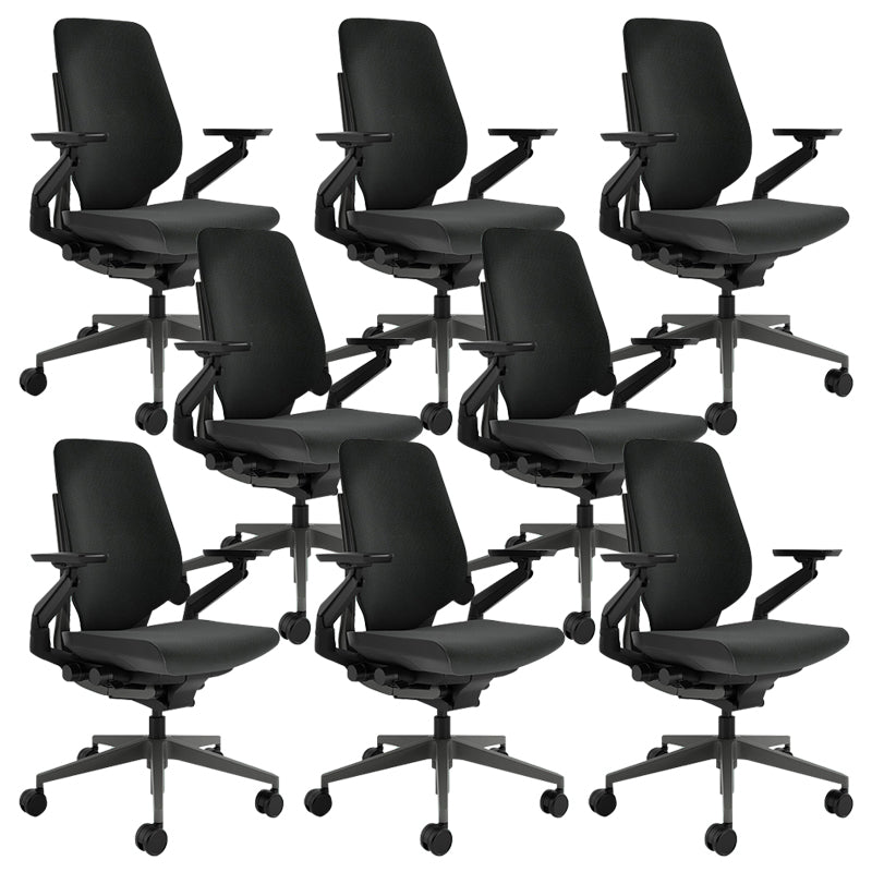 Modern Swivel Chair Adjustable Seat Height Ergonomic Office Chair with Wheels