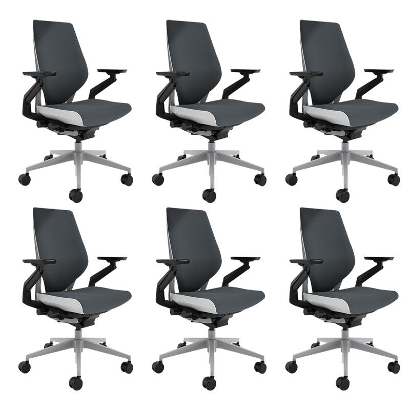 Modern Swivel Chair Adjustable Seat Height Ergonomic Office Chair with Wheels