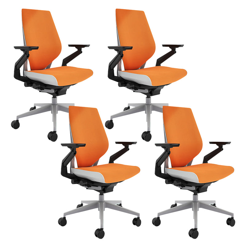 Modern Swivel Chair Adjustable Seat Height Ergonomic Office Chair with Wheels