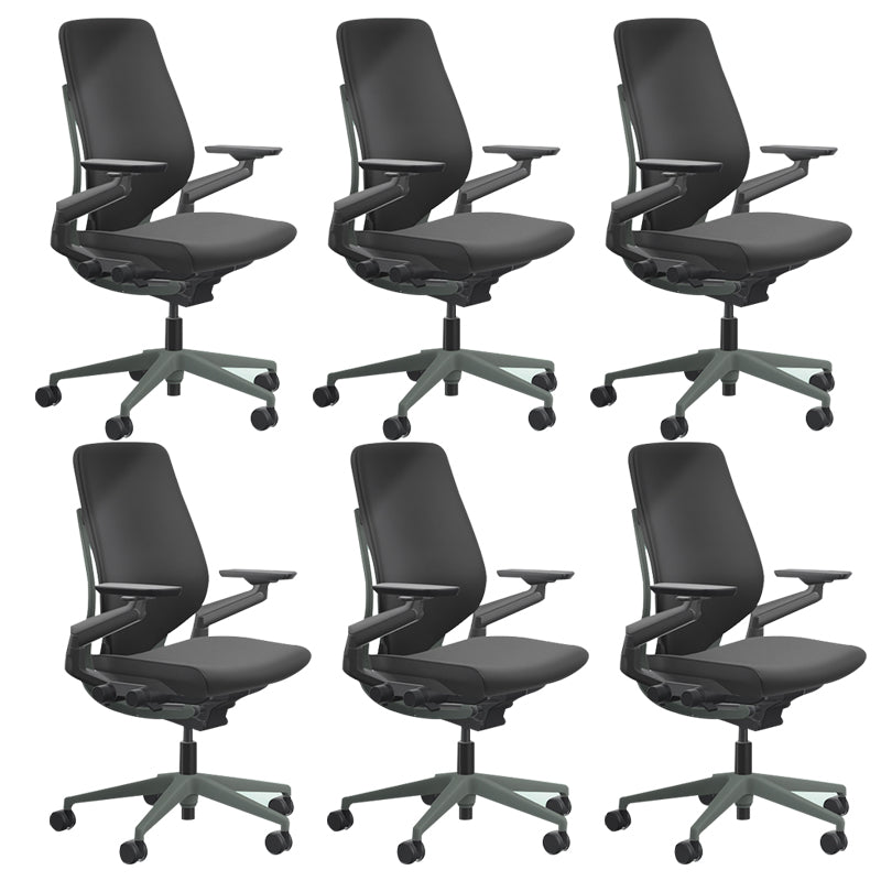 Modern Swivel Chair Adjustable Seat Height Ergonomic Office Chair with Wheels